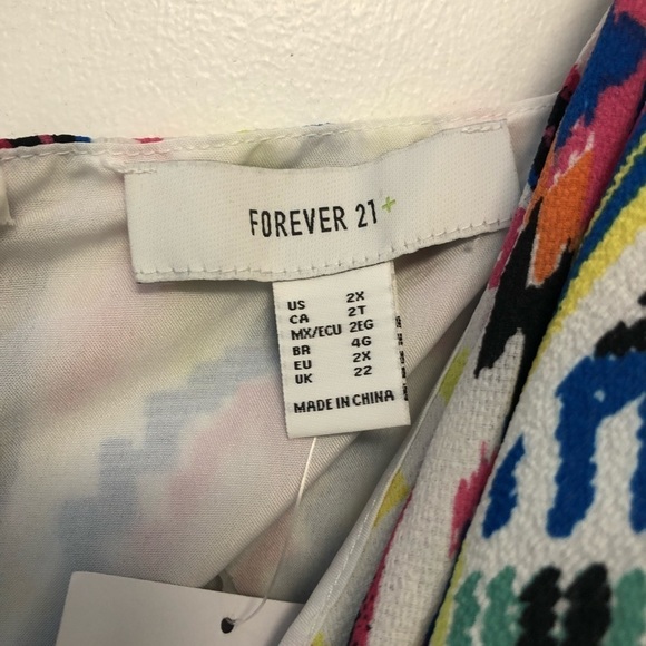 Forever 21 Colorful Geo Print Wrap Romper - Picture 6 of 11